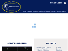 Tablet Screenshot of etprecision.com